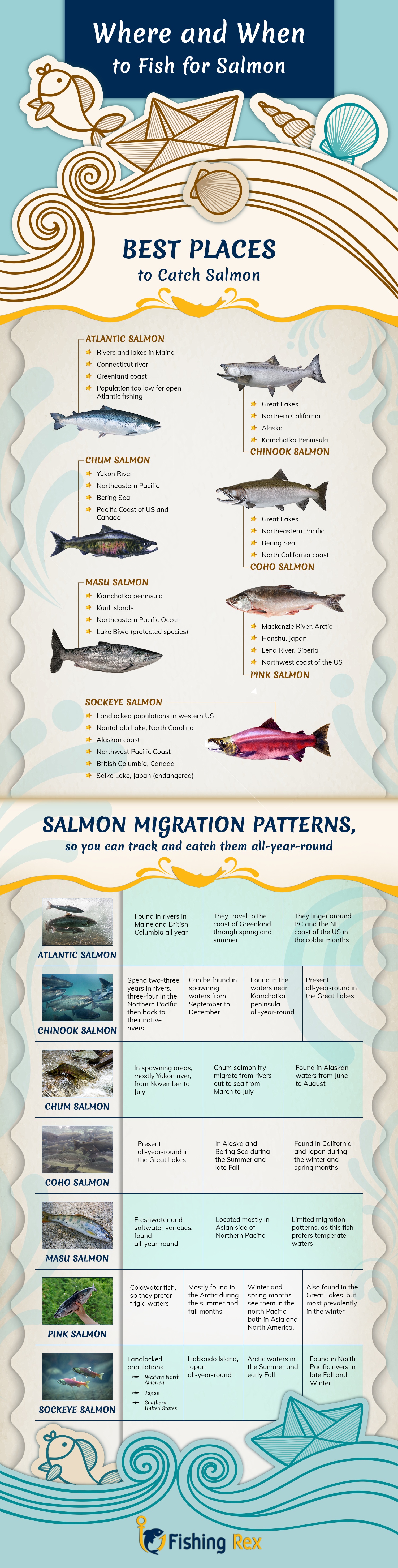 Where and When to Fish for Salmon
